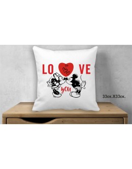 Pillow / Cartoon Love